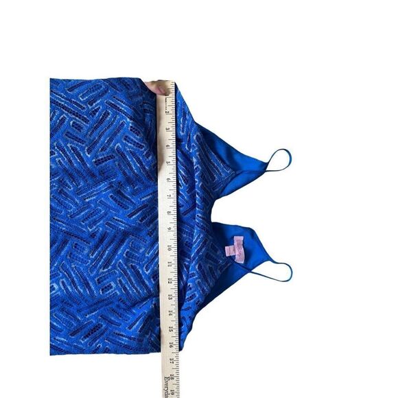 NEW LILLY PULITZER Angel Lace Blue Maxi Dress size S Sleeveless - Picture 6 of 12